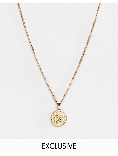 Liars & Lovers Exclusive necklace with coin pendant in gold