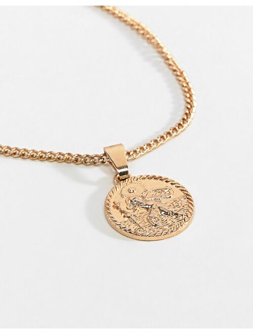 Liars & Lovers Exclusive necklace with coin pendant in gold