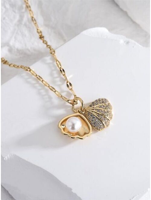 Shein Shell Charm Necklace