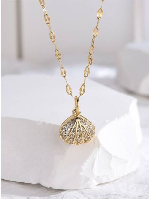 Shein Shell Charm Necklace