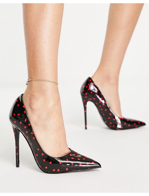 ASOS DESIGN Passion stiletto pumps in multi