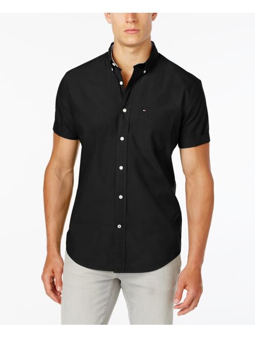 TOMMY HILFIGER Men's Big & Tall Maxwell Short-Sleeve Button-Down Shirt