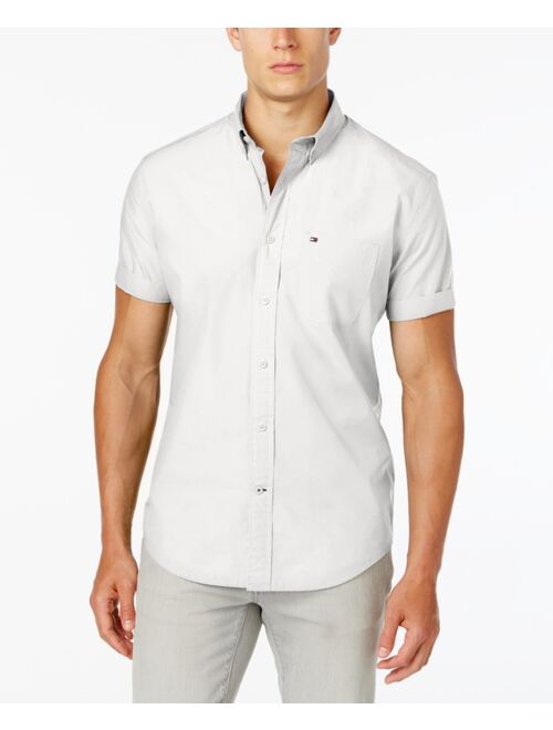 TOMMY HILFIGER Men's Big & Tall Maxwell Short-Sleeve Button-Down Shirt