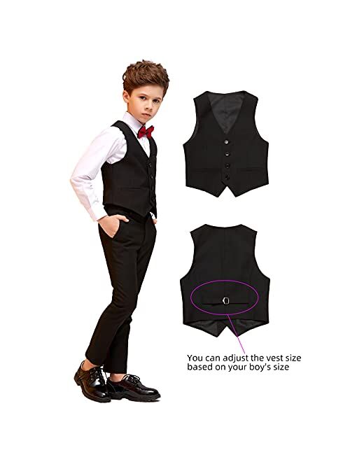 ELPA ELPA Boys Suits Slim Fit Classic Boys Formal Suit Dresswear for Weeding, Party