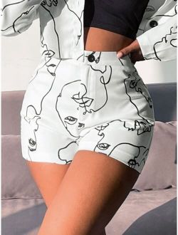 Random Figure Graphic Shorts