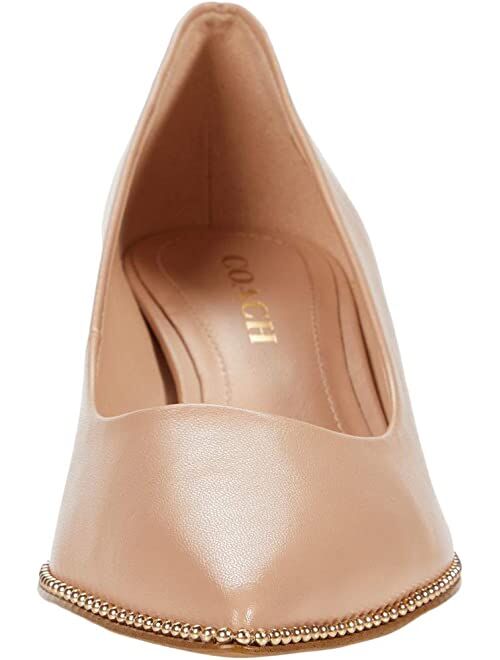 coach Jackie Beaded Trim Pump