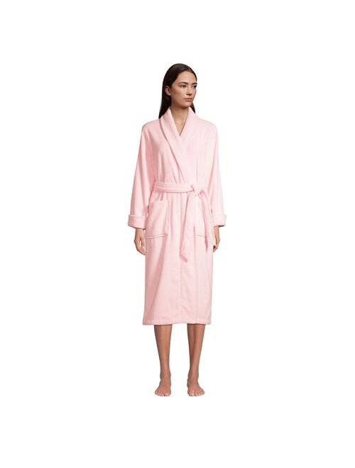 Women's Lands' End Cotton Terry Long Spa Bath Robe