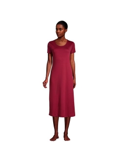 Supima Cotton Short Sleeve Midcalf Nightgown