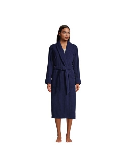 Petite Lands' End Cotton Terry Long Spa Bath Robe