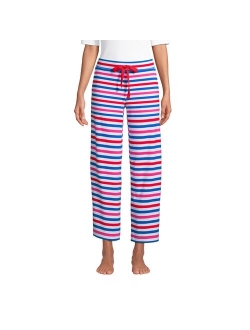 Wide Leg Cropped Pajama Pants