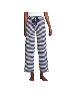 Wide Leg Cropped Pajama Pants