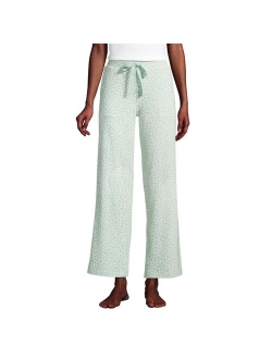 Wide Leg Cropped Pajama Pants