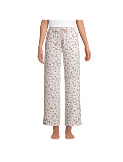 Wide Leg Cropped Pajama Pants