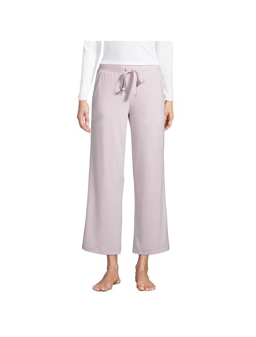 Women's Lands' End Wide Leg Cropped Pajama Pants