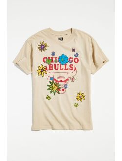 Chicago Bulls NBA Flower Power Logo Tee