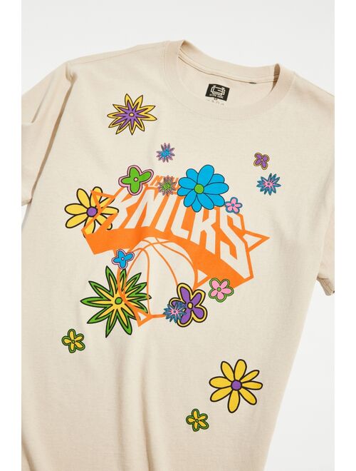 New York Knicks NBA Flower Power Logo Tee