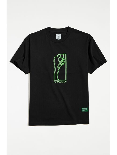 Pot Meets Pop Travellin Sax Tee