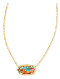 14K Gold Plated Elisa Pendant Necklace