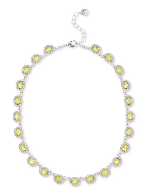 Charter Club Crystal Collar Necklace, 17" + 2" extender, Created for Macy's