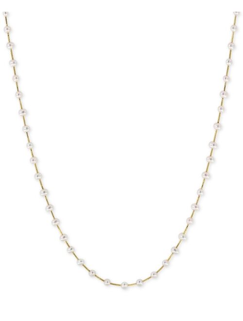 EFFY COLLECTION EFFY® Cultured Freshwater Pearl (3mm) Statement Necklace in 14k Gold, 14k White Gold or 14k Rose Gold