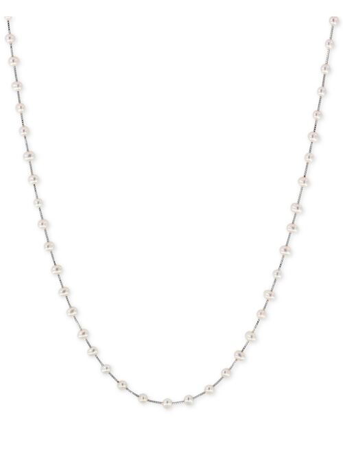 EFFY COLLECTION EFFY® Cultured Freshwater Pearl (3mm) Statement Necklace in 14k Gold, 14k White Gold or 14k Rose Gold