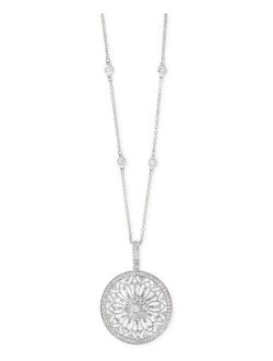 COLLECTION EFFY Diamond Filigree Pendant 18" Necklace (1 ct. t.w.) in 14k Gold, White Gold or Rose Gold