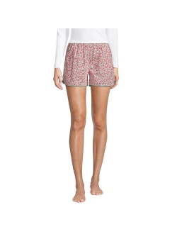 Poplin Pajama Shorts