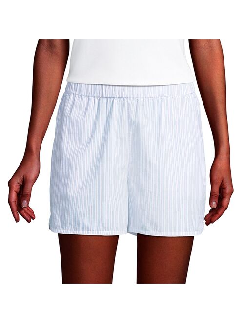 Women's Lands' End Poplin Pajama Shorts