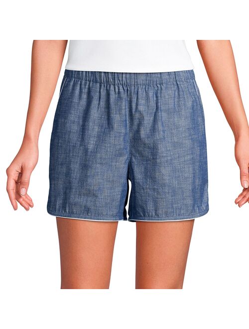 Women's Lands' End Poplin Pajama Shorts