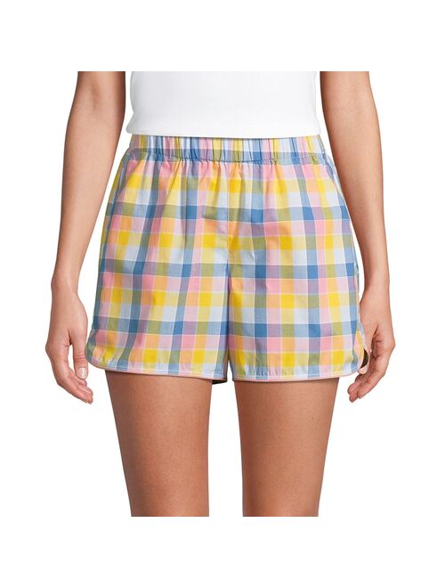 Women's Lands' End Poplin Pajama Shorts