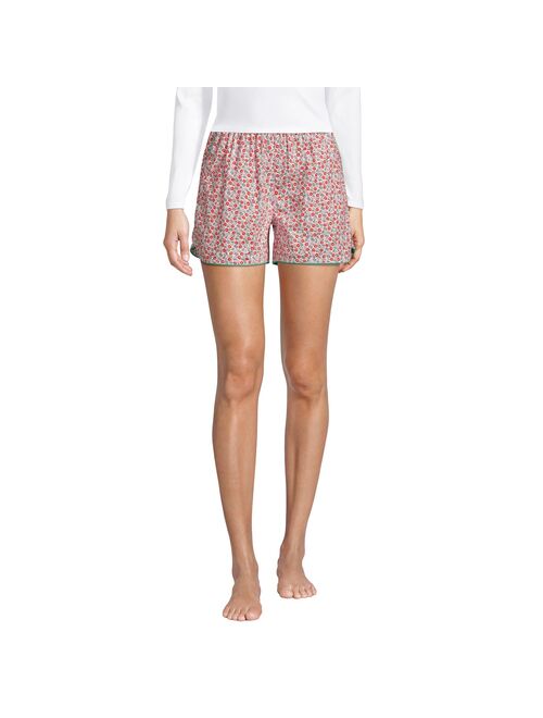 Women's Lands' End Poplin Pajama Shorts