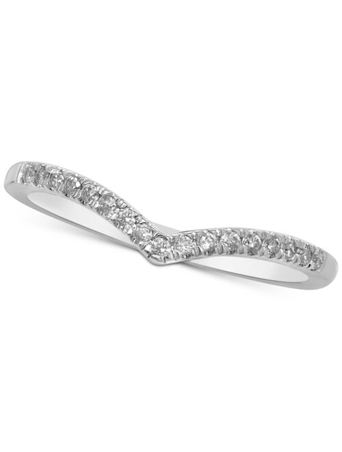 MACY'S Diamond "V" Stackable Ring (1/10 ct. t.w.)