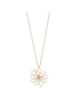 LC Lauren Conrad Openwork Flower Pendant Necklace