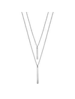 LC Lauren Conrad Multi Row Bar Necklace