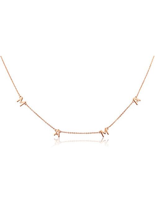 Benevolence La Mama Necklace Dainty Necklace | 14k Gold Dipped Necklaces For Women, Gifts for Mom | 14 Gold Necklace | Mother's Necklace, Necklaces for Mom, Designed in C