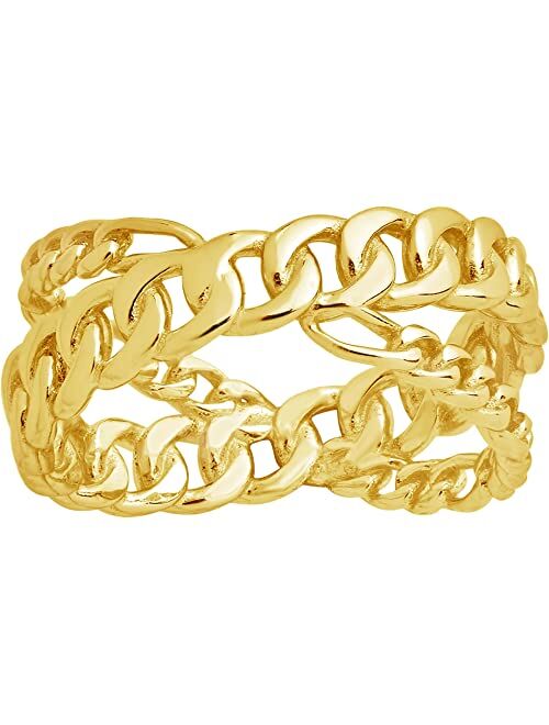 Sterling Forever Avri Chain Ring