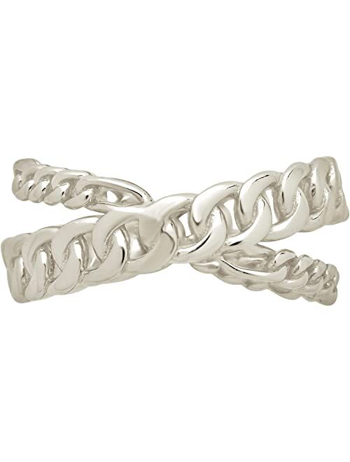 Sterling Forever Avri Chain Ring