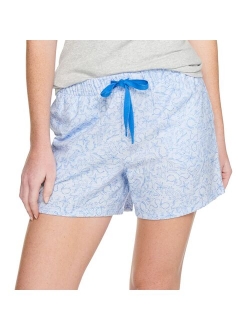 Flannel Pajama Shorts