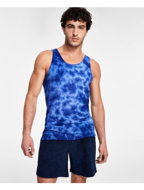 SUN + STONE Men's Preston Tie Dye Tank, Created for Macy's