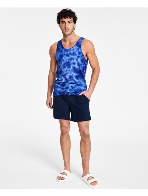 SUN + STONE Men's Preston Tie Dye Tank, Created for Macy's