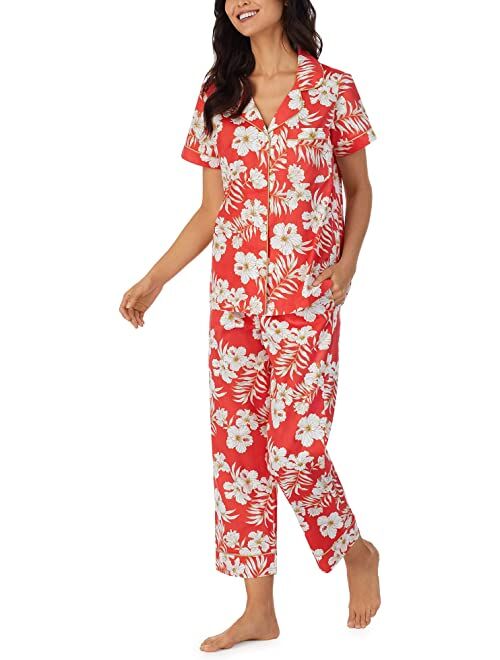 BedHead Pajamas Short Sleeve Cropped Pajama Set