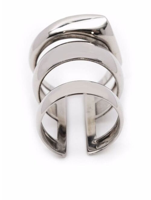 Alexander McQueen short-stacked-ring