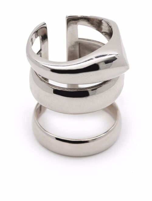 Alexander McQueen short-stacked-ring