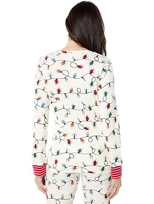 Hatley Glowing Holiday Lights Pajama Set