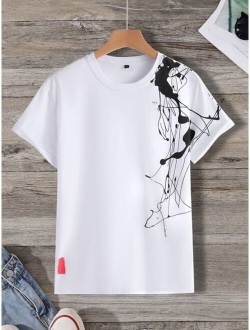 Men Graphic Print Tee