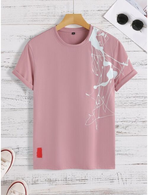 Shein Men Graphic Print Tee