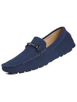 Go Tour Men's Penny Loafers Moccasin Driving Shoes Slip On Flats Boat Shoes