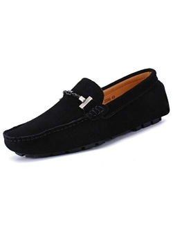 Go Tour Men's Penny Loafers Moccasin Driving Shoes Slip On Flats Boat Shoes