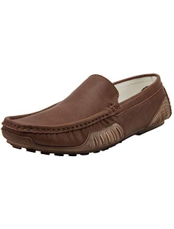 JIONS Mens Driving Penny Loafers Suede Moccasins Slip On Casual Dress Boat Shoes