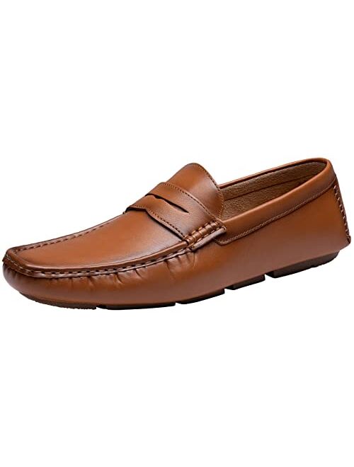 Jousen Men's Loafers Casual Slip On Penny Loafer Lightweight Driving Shoes